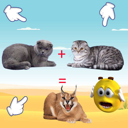 Иконка приложения Кото-мешалка слияние котиков