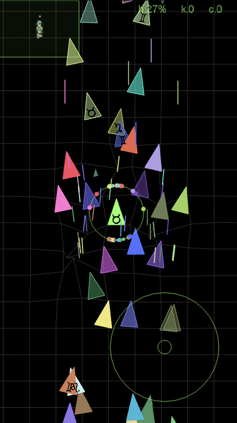 Скриншот приложения «SpaceArena - треугольные войны» №2