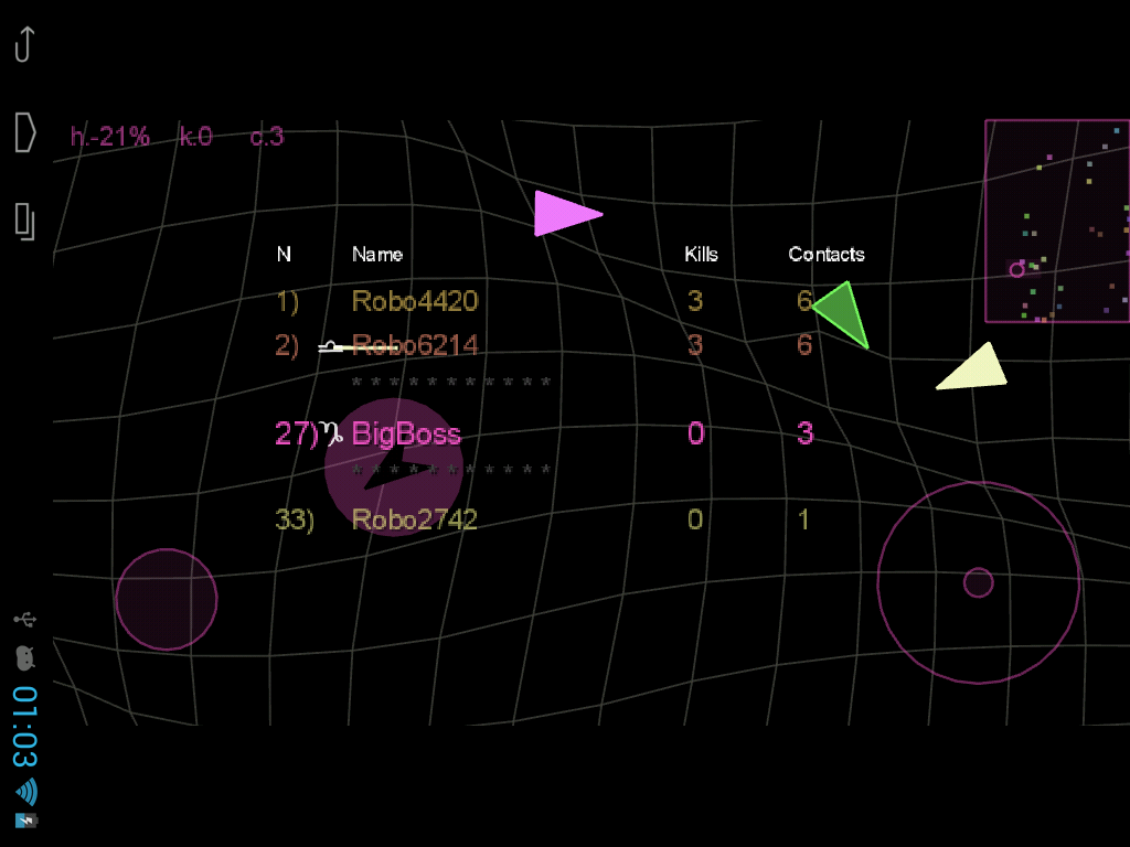 Скриншот приложения «SpaceArena - треугольные войны» №5